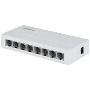 Network switch DAHUA SG1008L-EUR L2 8-port, 8x RJ45 Ethernet ports, Layer 2 managed