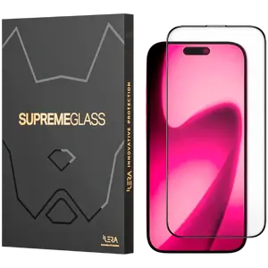 Tempered Glass Screen Protector iLera DeLuxe Original for iPhone 17, 2.0 mm thickness