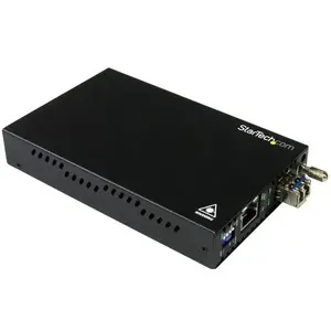 StarTech.com Gigabit Ethernet Copper-to-Fiber Media Converter SM LC 20 км 2000 Mbit/c