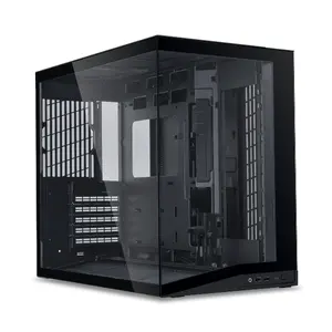 Lian Li O11 Dynamic Mini V2 Mini Tower PC Case, Black, Tempered Glass, Supports ATX, Micro-ATX, Mini-ITX