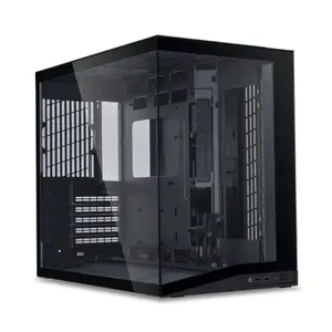Lian Li O11 Dynamic Mini V2 Flow Mini Tower Case, Black, Tempered Glass, Mesh, Supports ATX, Micro ATX, Mini-ATX