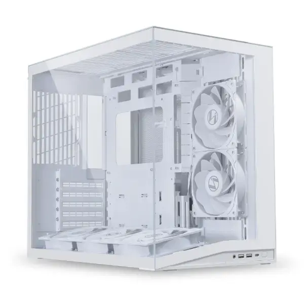 Корпус для ПК Lian Li O11D Mini V2 Flow White Mini Tower Photo 3