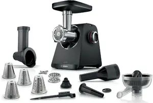 Meat grinder Bosch Serie 4 MFWS450B 500 W, 2.5 kg/min, 2 speeds, black