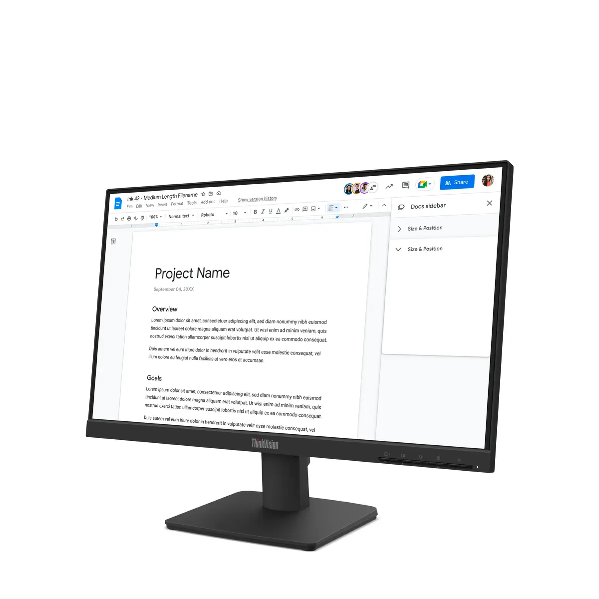 LED дисплей Lenovo ThinkVision S22-4e Photo 2