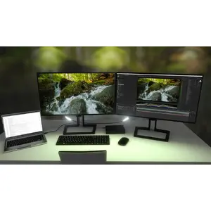Simple and powerful daisy chaining for multi-monitor setups