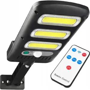 Wall light LTC Solar Lamp 3 x LED COB 24W with motion sensor