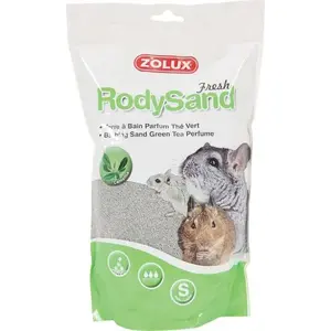 Bath Salt ZOLUX Rody Sand 2L Green Tea — 2 L bath salt for small animal sandboxes