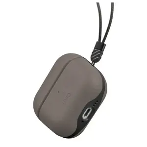 Protective case Uniq Lyden DS for AirPods 4 — Flint Grey