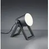 Galda lampa TRIO Marc E27 Melna Photo 2