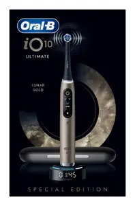 Oral-B iO Series 10 Electric Toothbrush, Oscillating, 7 Brushing Modes, Black