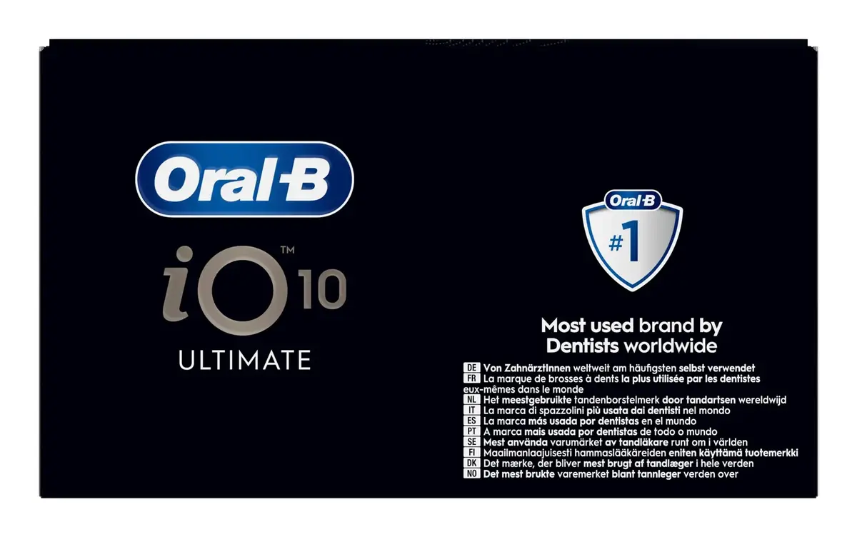 Oral-B iO Series 10 elektriskā zobu birste - melna Photo 5