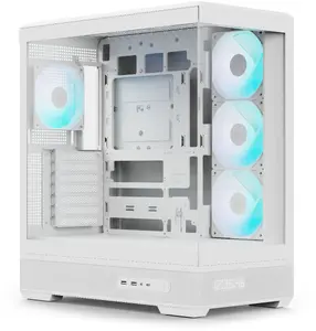 Computer case AeroCool Geh Midi P500B-Digi White