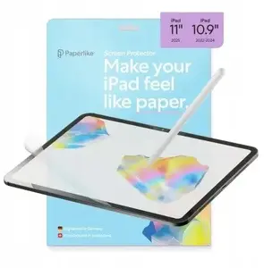 Ekrāna aizsargplēve Paperlike priekš Apple iPad 11 un 10.9 collu — 2 gab., matēta, taktilā virsma