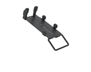 Ergonomic Solutions SpacePole POS mount VER400-MH-32 for Verifone P200 & P400 MultiGrip with handle, white metal