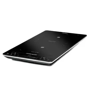 Indukcijas plīts Rommelsbacher CT 3430/IN 2 zonas Melna Sudraba