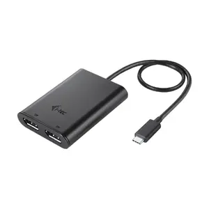 i-tec USB-C Dual 4K/60Hz DP Video Adapter Black