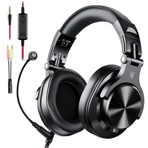 DJ austiņas OEM OneOdio Fusion A71M melnas uz auss