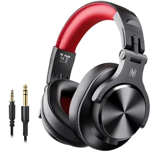 Wireless headphones OEM OneOdio Fusion A70 Bluetooth, red, over-ear, foldable