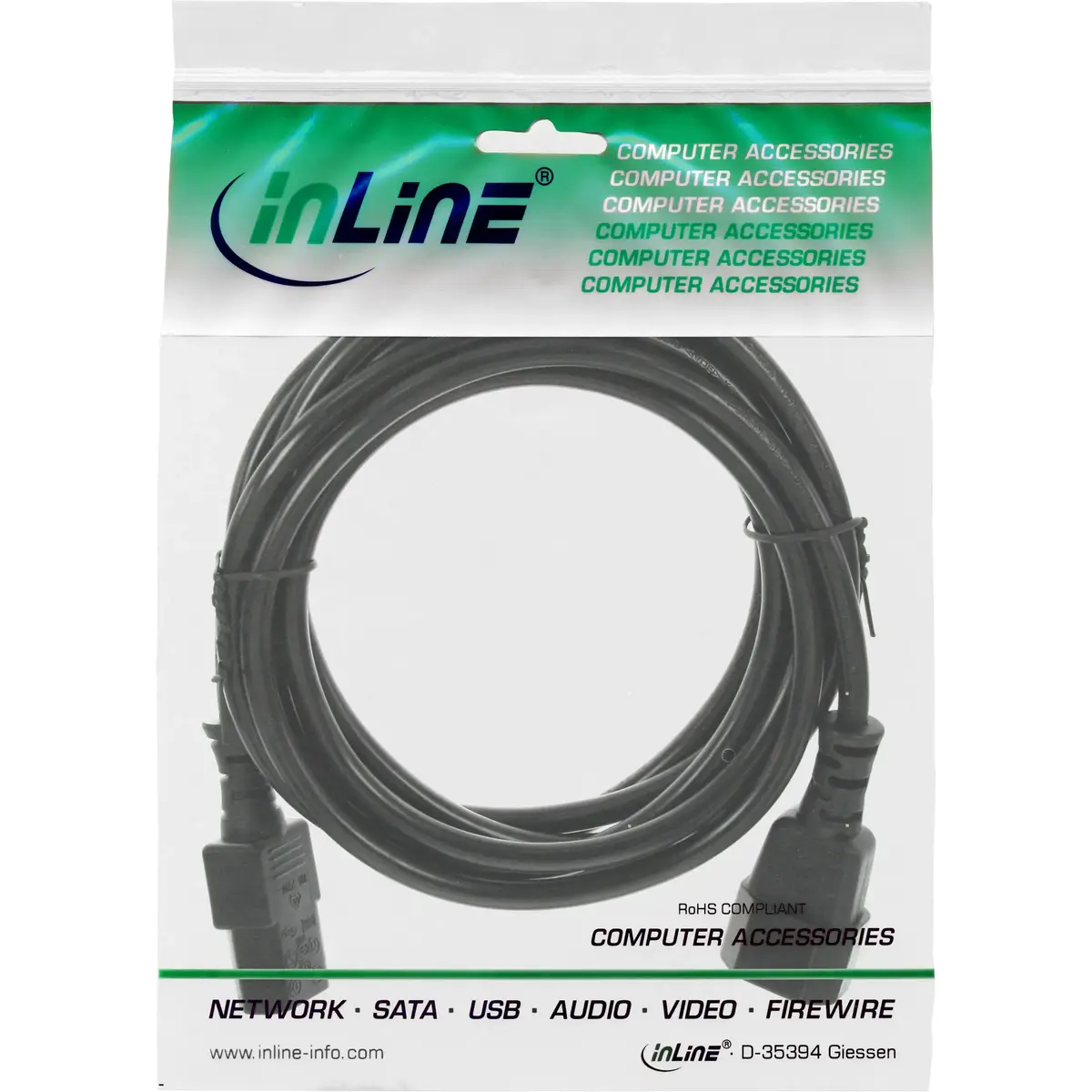 Удлинитель холодного устройства InLine C13 C14 Photo 2