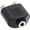 Аудио адаптер InLine 3.5mm jack female Stereo 2x RCA female Photo 2