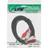 Аудиокабель InLine 2x RCA male / female 5m Photo 2