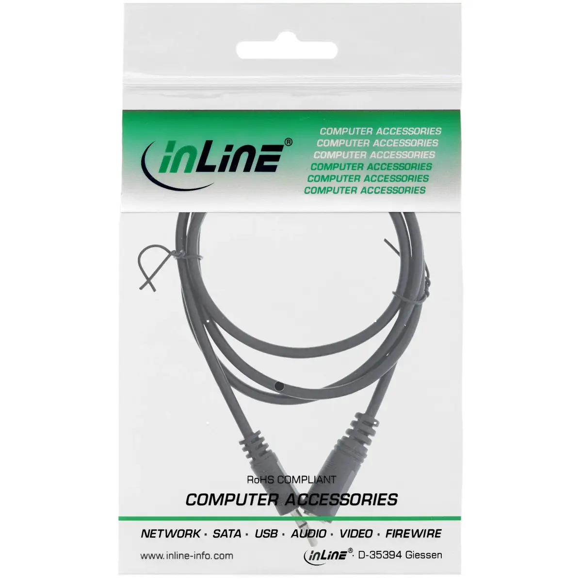 InLine Audio Cable 3.5mm Stereo male / female MM-161 Photo 2