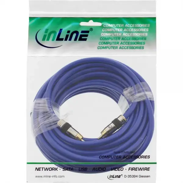 InLine Premium RCA Video un Digitālā Audio Kabeļa 20m Photo 2
