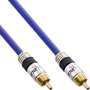 InLine Premium RCA Video & Digital Audio Cable RCA male / male gold plated 5m