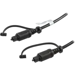 Audio Cable Deltaco TOTO-1 1m Toslink Black Male to Male