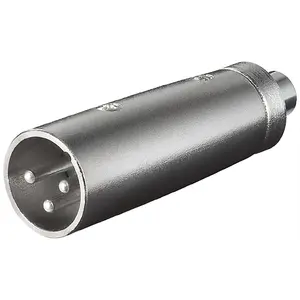 Переходник Goobay 27458 XLR RCA серебристый