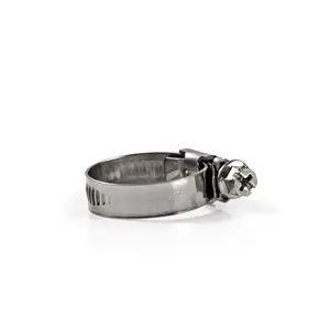 Screw (Worm Gear) clamp Nedis WAHC1627 Grey Metal 1.6-2.7 cm