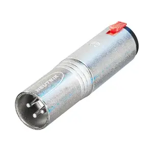 Connector Neutrik NTR-NA3MJ XLR 1/4" Silver