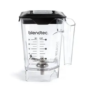 Blender jar Blendtec Mini WildSide 0.7L Black Transparent BPA Free