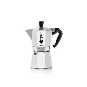 Мока-пот Bialetti Moka Express Серебристый 4 чашки Италия