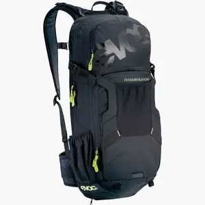 Cycling backpack EVOC FR Enduro Blackline 16 Black Mesh Neoprene Nylon Ripstop