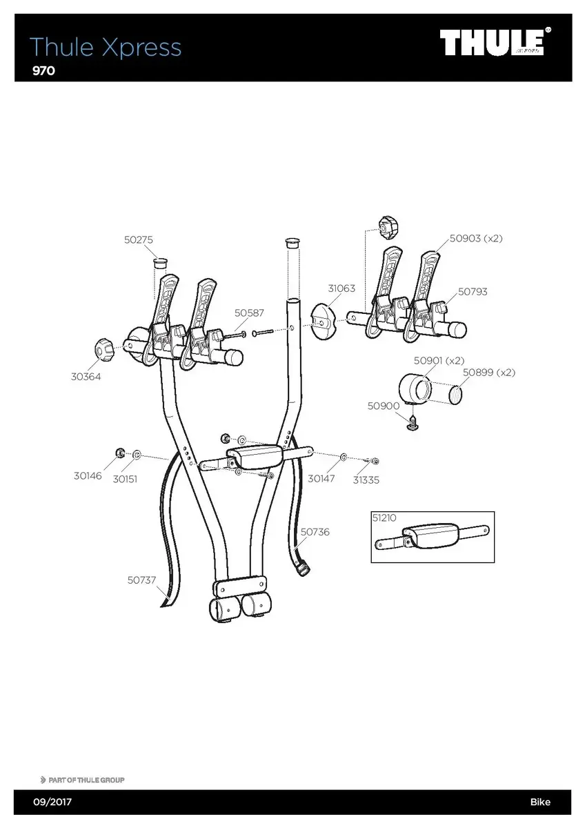 Thule Xpress 970 Bicycle Carrier Photo 5