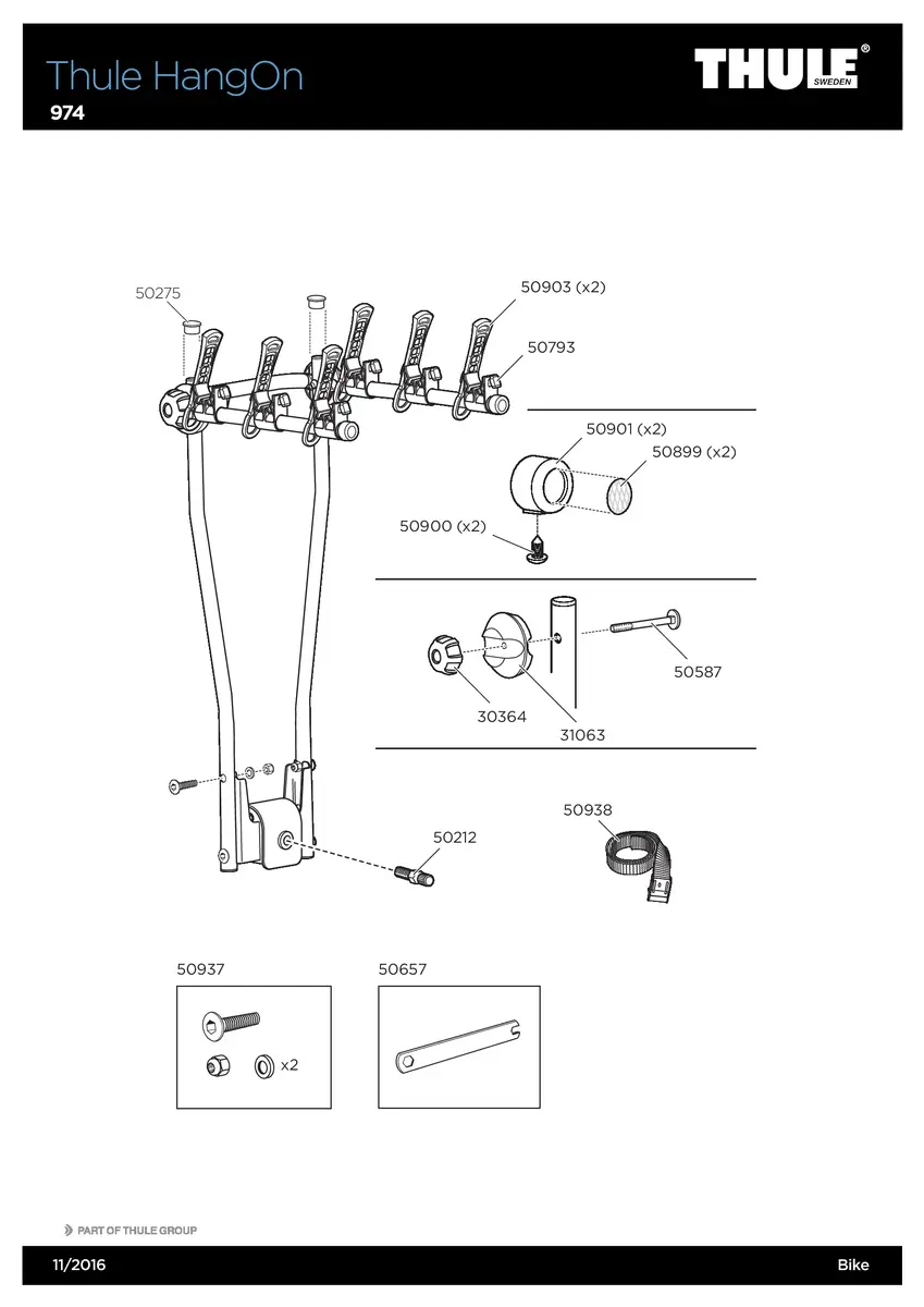 Thule HangOn 974 Bike Carrier Photo 4