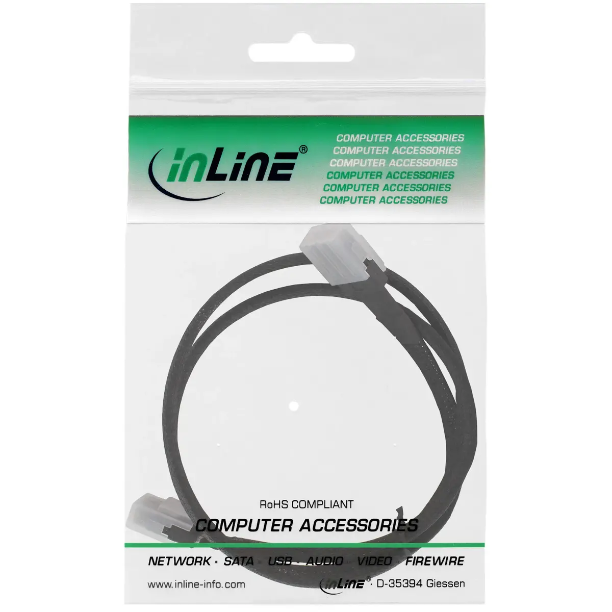 InLine SAS kabelis int. Mini-SAS SFF-8087 uz Mini-SAS SFF-8087 Photo 2