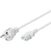 Goobay IEC Cord 2 m White Photo 2