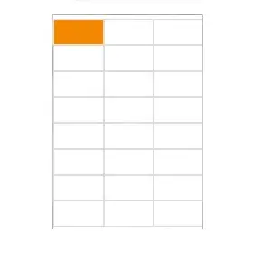 Self-adhesive printer label Top Stick 8705 White A4 2400 labels