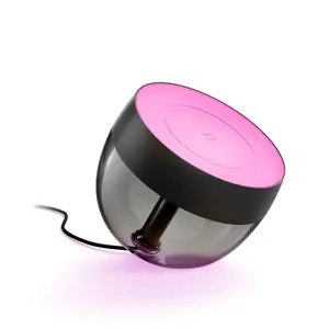 Smart table lamp Philips Hue White and colour ambience Iris Black Bluetooth Zigbee
