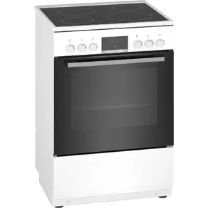 Freestanding cooker Bosch Serie 4 HKN31A020U Electric Ceramic White 4 zones