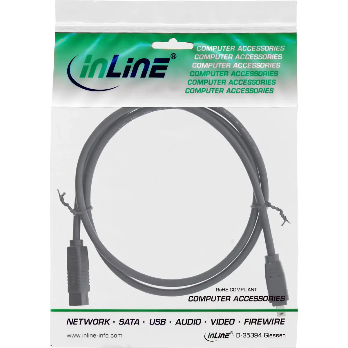 InLine FireWire 400 to 800 1394b Cable Photo 2