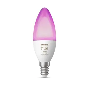 Умная лампочка Philips Hue White and colour ambience Candle E14 Bluetooth 6 кВт 0.5 Вт