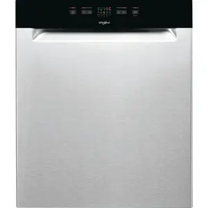 Trauku mazgājamā mašīna Whirlpool WUE 2B26 X Pusiebūvēta 13 vietām Nerūsējošais tērauds