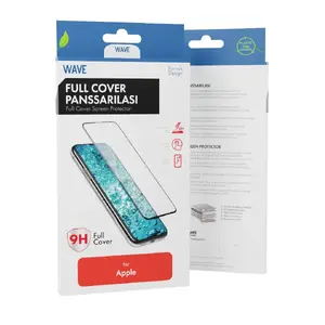 Screen/Back Protector Wave WAVE-FC-AP-IP12P-BK for iPhone 12 Pro Scratch Resistant Black Transparent