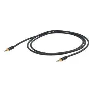 Audio kabelis Proel CHLP175LU15 1.5m 3.5mm Vīriešu Melns