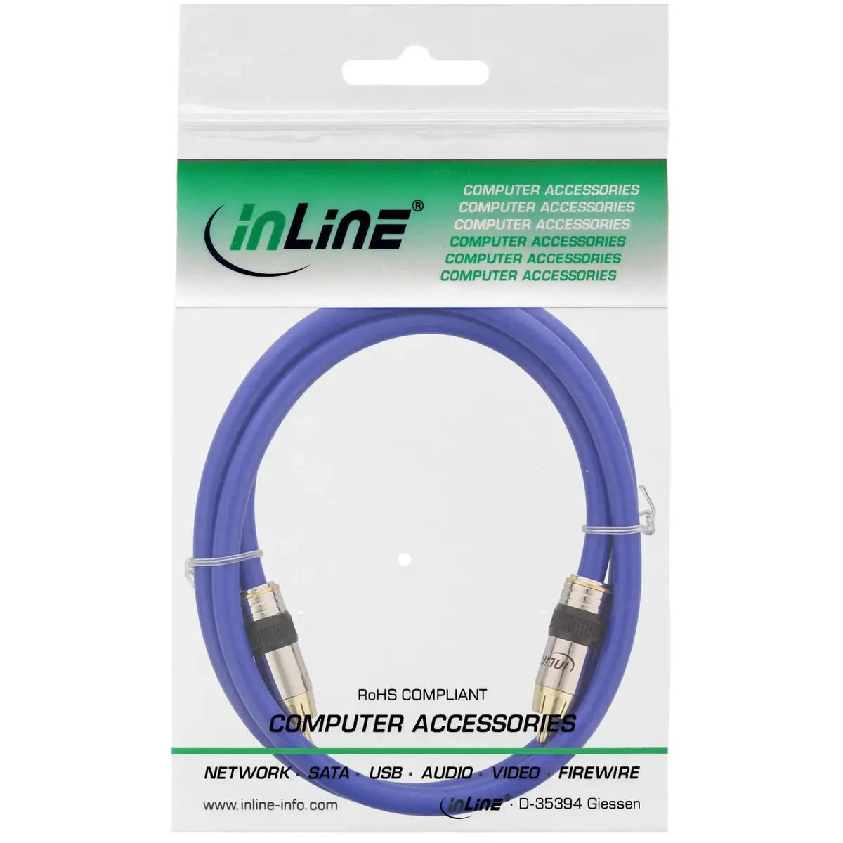 InLine Premium RCA Video un Digitālā Audio Kabeļa 1m Photo 2