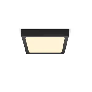Ceiling Light Philips Functional Magneos Square 12W LED Black