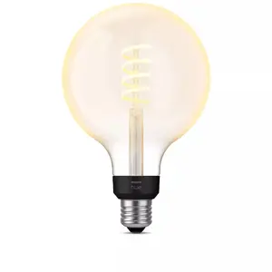 Smart bulb Philips 1-pack G125 E27 Filament Globe LED Bluetooth 7W